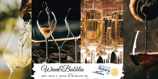 Rotary Wine & Bubbles - Jótékonysági borkóstoló